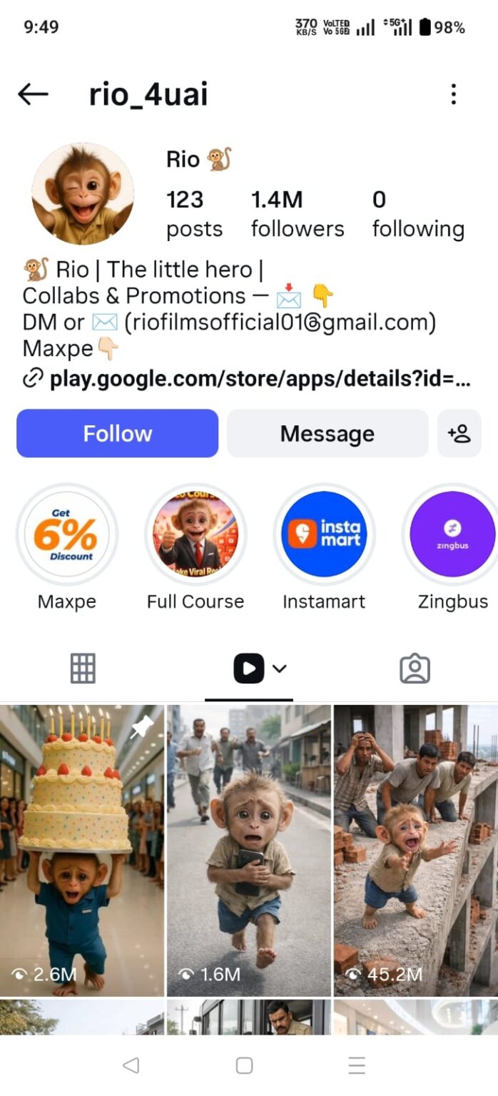 Instagram Growth Proof