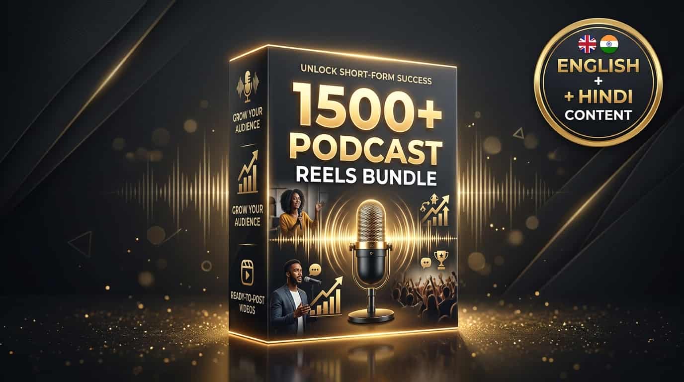 Podcast Video Assets Bundle (1,500+ Videos)