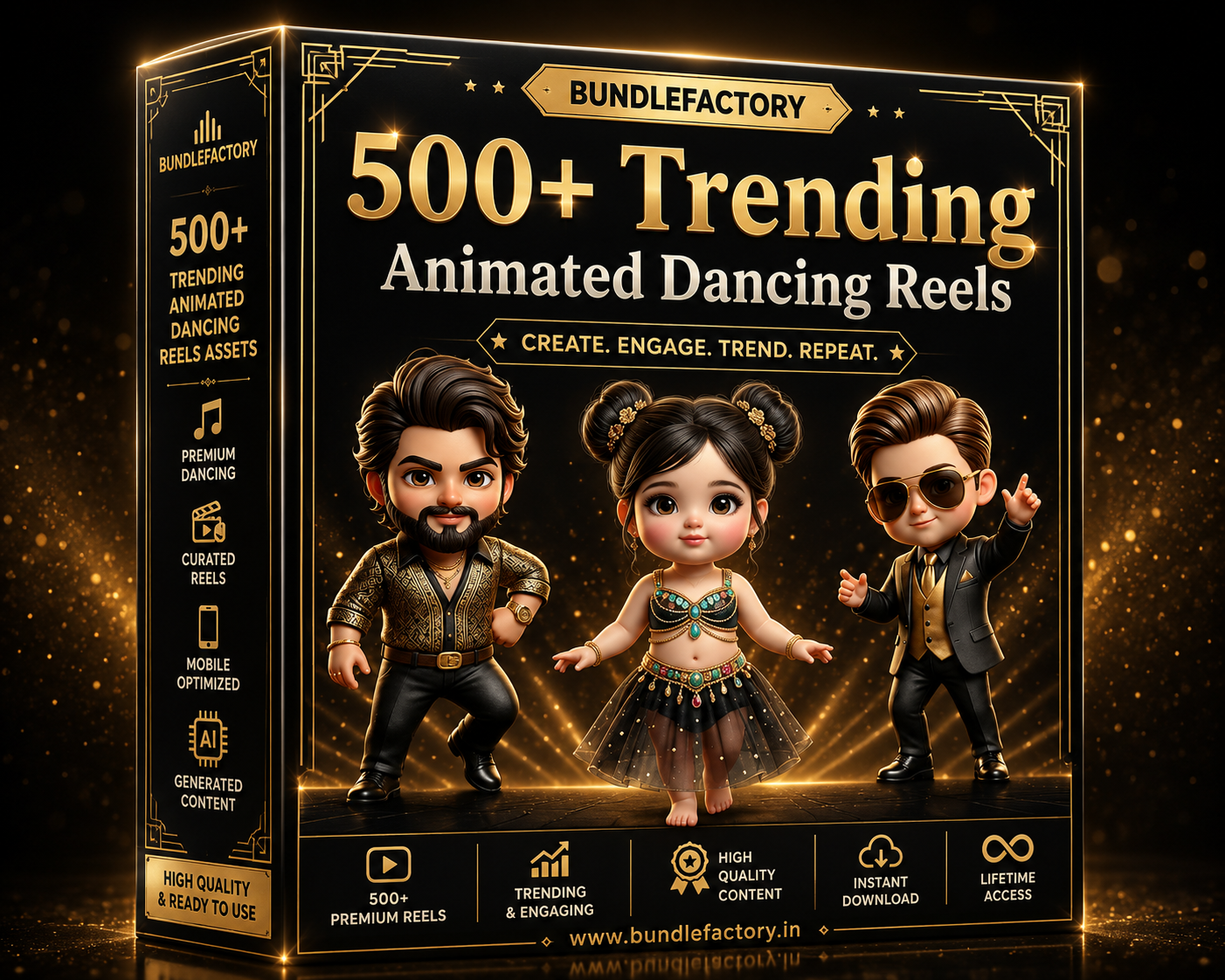 Dance Animation Video Asset Pack (500+ Assets)