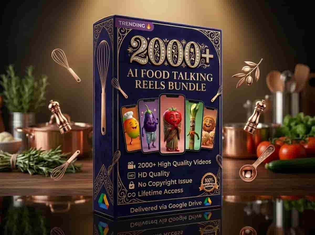 AI Food Talking Video Editing Templates (2000+ Videos)